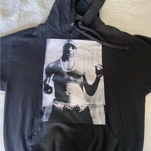 Tupac Black Graphic Hoodie